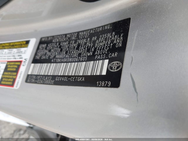 Toyota Camry Xle V6