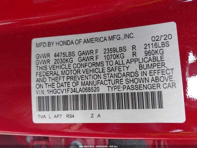 Honda Accord Sport
