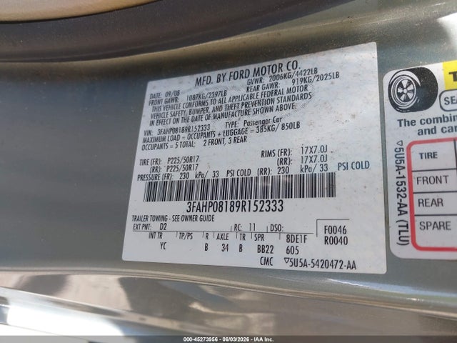 Ford Fusion Sel