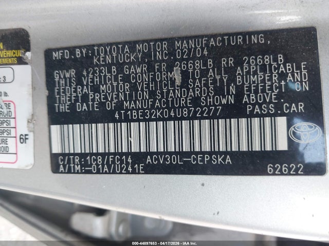 Toyota Camry Se