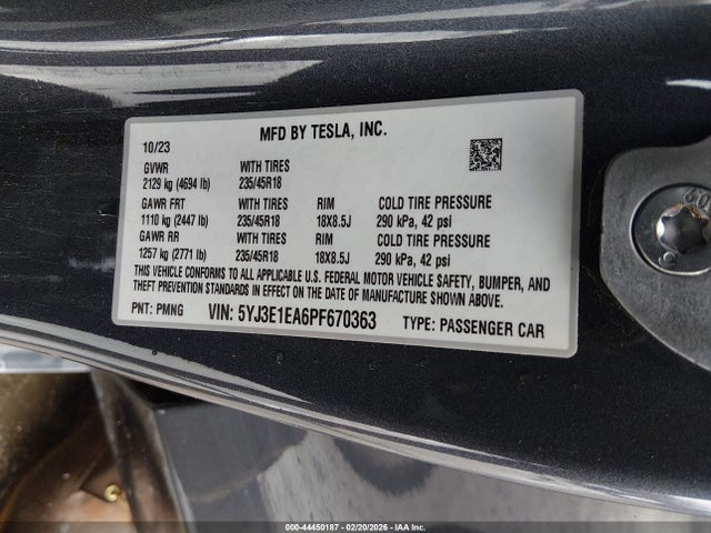 Tesla Model 3 Rear-wheel Drive