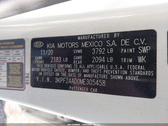 Kia Forte Lxs