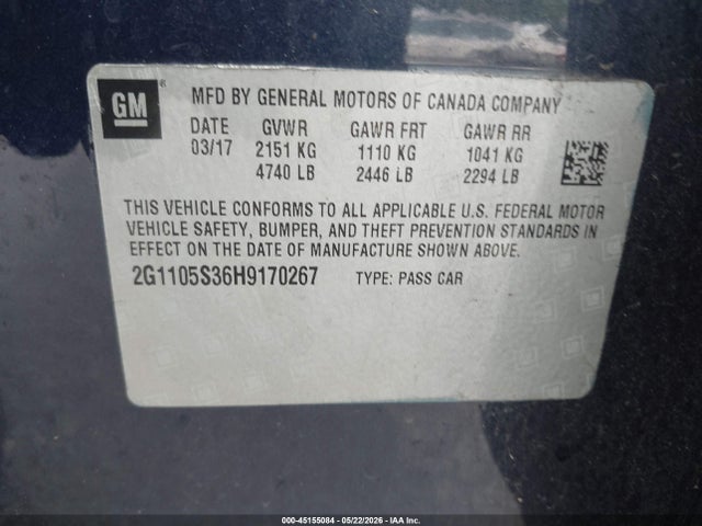Chevrolet Impala 1lt