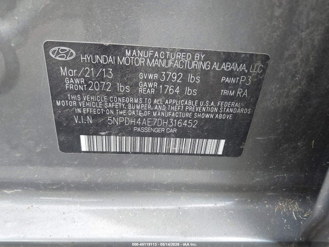 Hyundai ELANTRA Gls