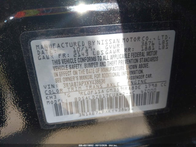 Nissan Sentra Sv