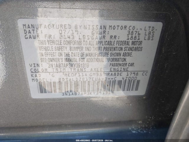 Nissan Sentra Sv