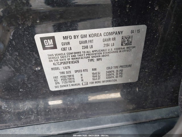 Chevrolet Trax 1ls