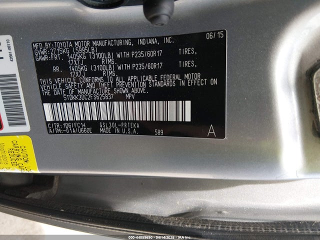 Toyota Sienna Le 8 Passenger