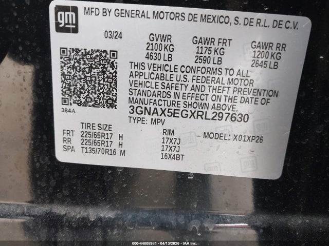 Chevrolet Equinox Awd 1fl