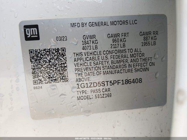 Chevrolet Malibu Fwd 1lt