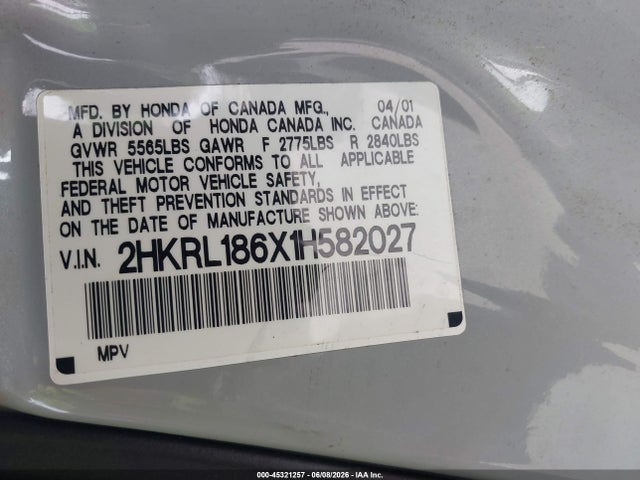 Honda Odyssey Ex
