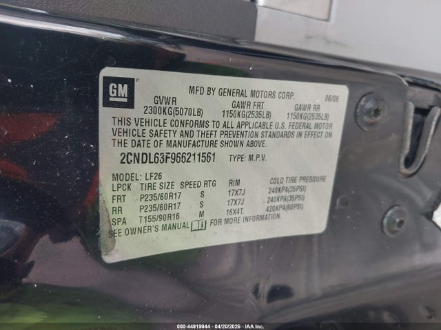 Chevrolet Equinox Lt