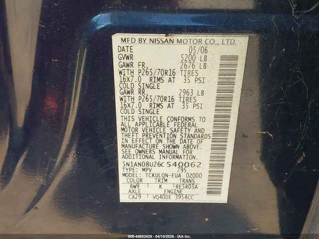 Nissan Xterra X