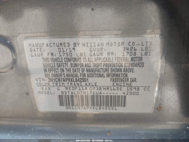 Nissan Versa 1.6 Sv