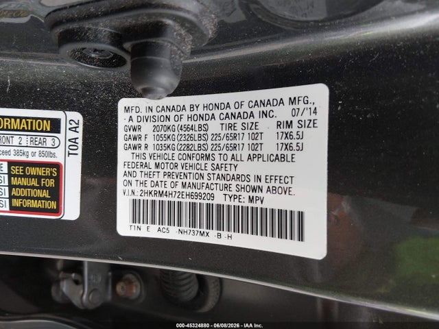 Honda CR-V Ex-l