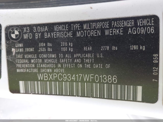 BMW X Series 3.0si