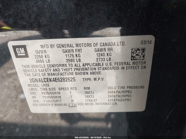 Chevrolet Equinox 2lt