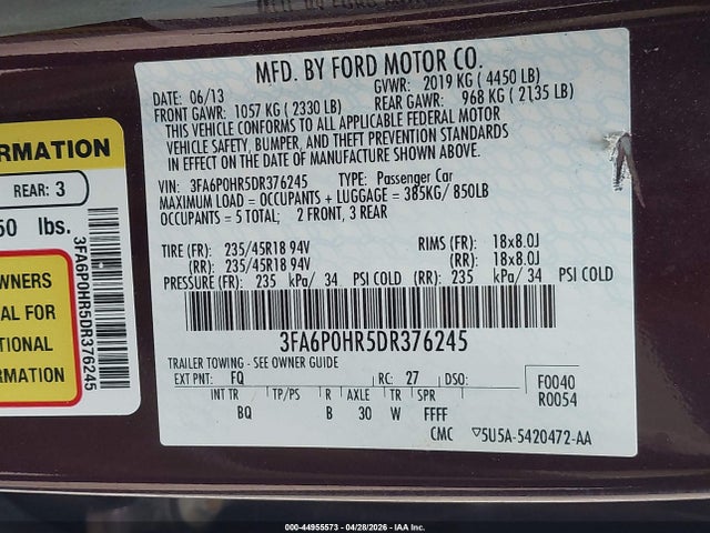 Ford Fusion Se