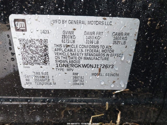 Chevrolet Traverse Fwd Lt Cloth