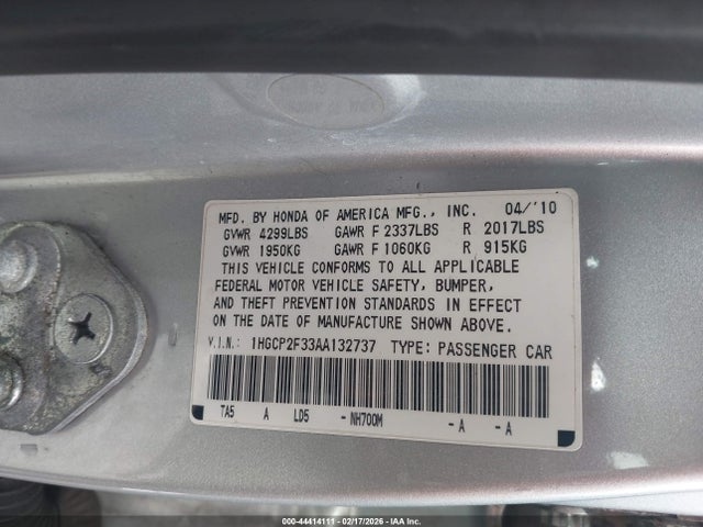 Honda Accord 2.4 Lx