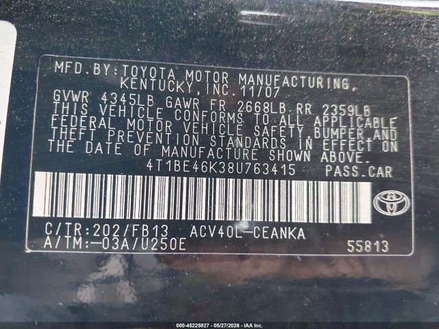 Toyota Camry Le