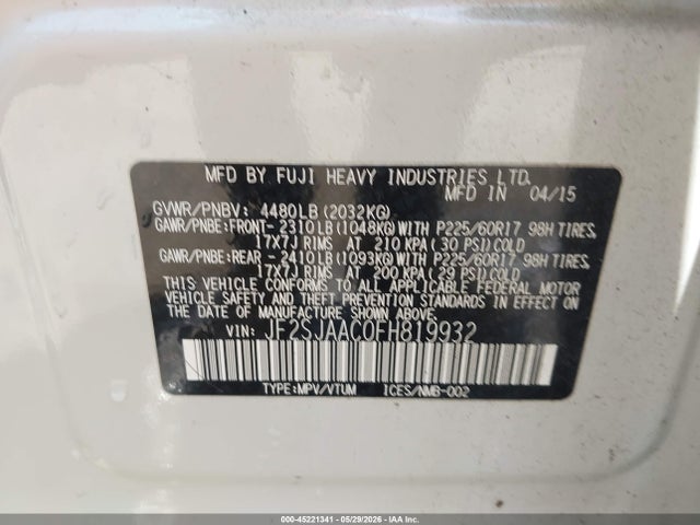 Subaru Forester 2.5i