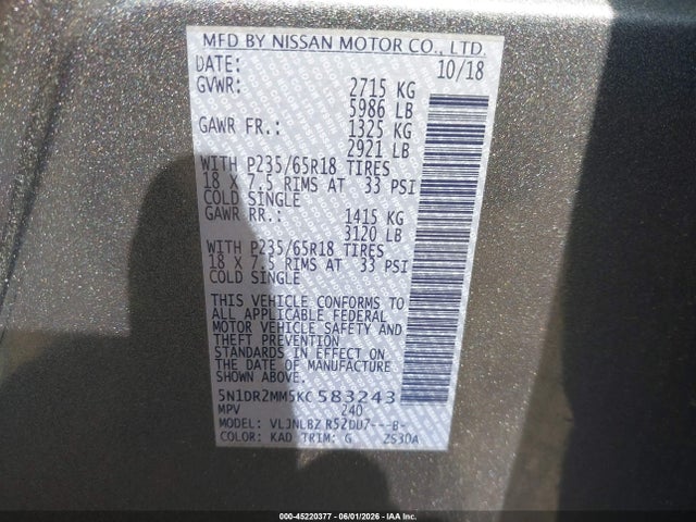 Nissan Pathfinder S