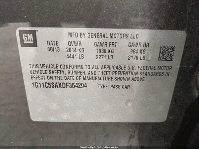 Chevrolet Malibu 1lt