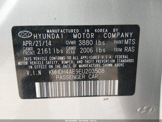Hyundai ELANTRA Se