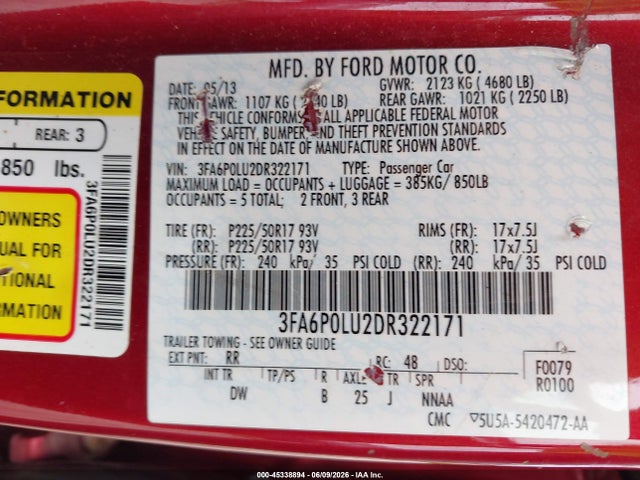 Ford Fusion Se