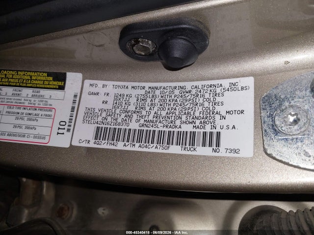 Toyota Tacoma Base V6