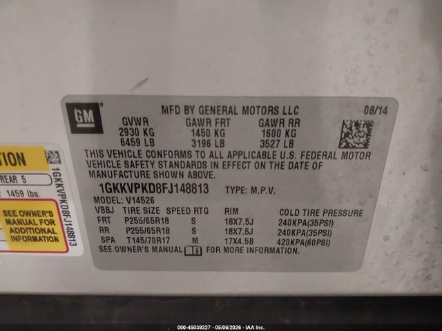 GMC Acadia Sle-2