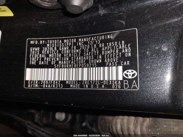 Toyota Corolla S Plus
