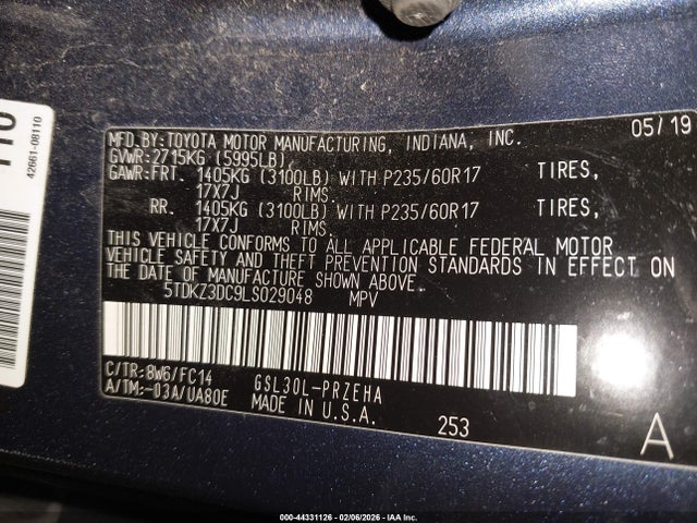 Toyota Sienna Le