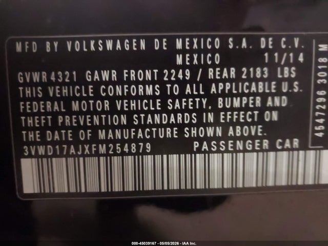 Volkswagen Jetta 1.8t Se