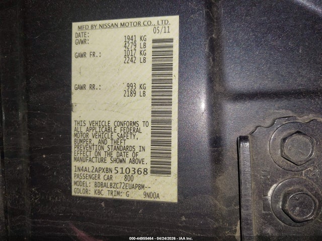 Nissan Altima 2.5 S