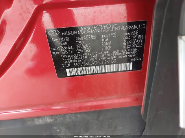 Hyundai SANTA FE Sel