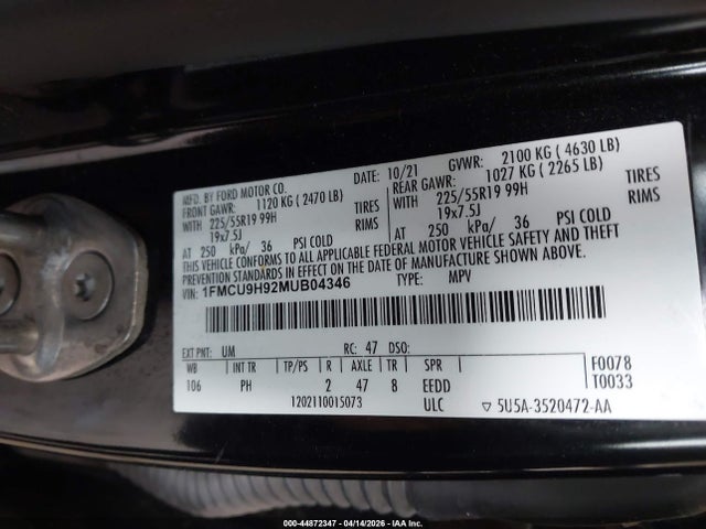 Ford Escape Sel