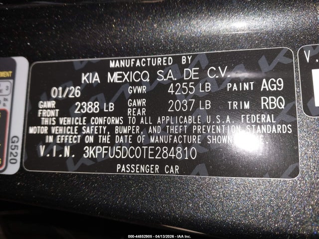 Kia K4 Gt-line Turbo