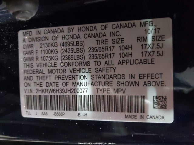 Honda CR-V Lx