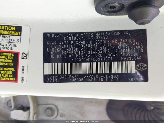 Toyota Camry Se