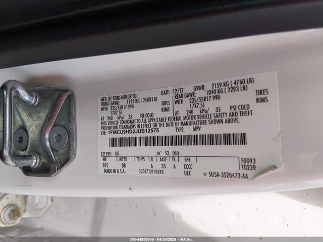 Ford Escape Sel