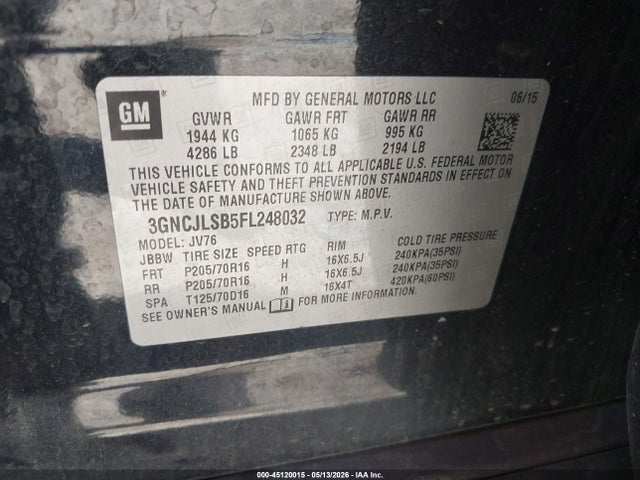 Chevrolet Trax Lt