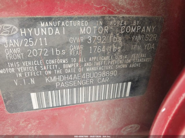 Hyundai ELANTRA Gls (ulsan Plant)