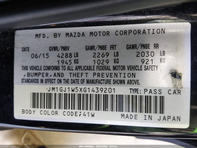 Mazda Mazda6 I Grand Touring
