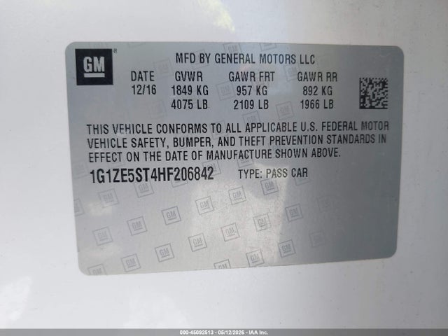Chevrolet Malibu 1lt