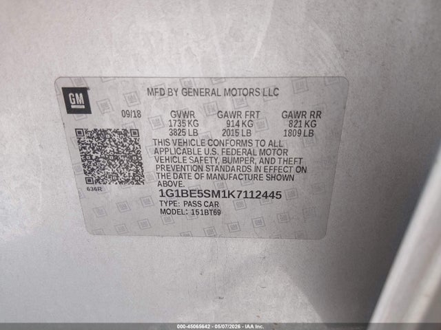 Chevrolet Cruze Lt