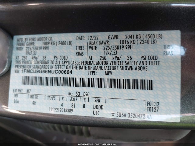 Ford Escape Se