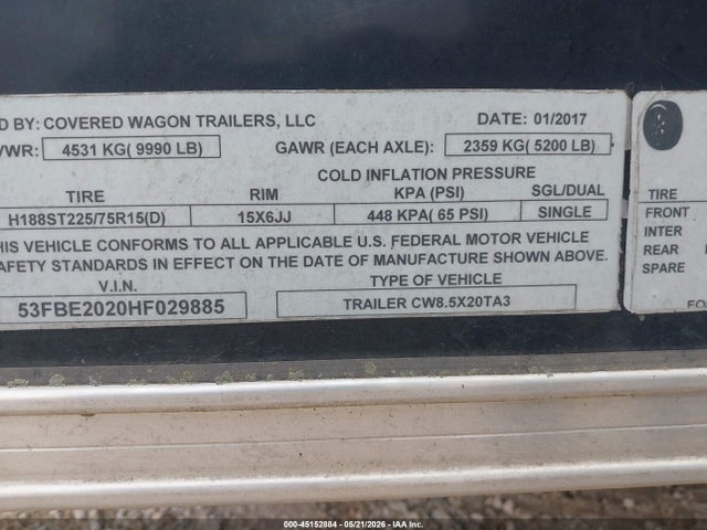 Trailer Enclosed Cargo