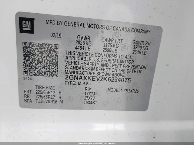 Chevrolet Equinox Lt